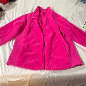 Hot pink warm soft jacket